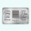 I&#39;ll Carry You With Me Until I See You Again - Custom Photo Memorial Personalized Aluminum Wallet Card - Sympathy Gift For Family Members