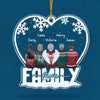 Family Forever - Family Personalized Custom Ornament - Acrylic Custom Shaped - Christmas Gift For Family Members