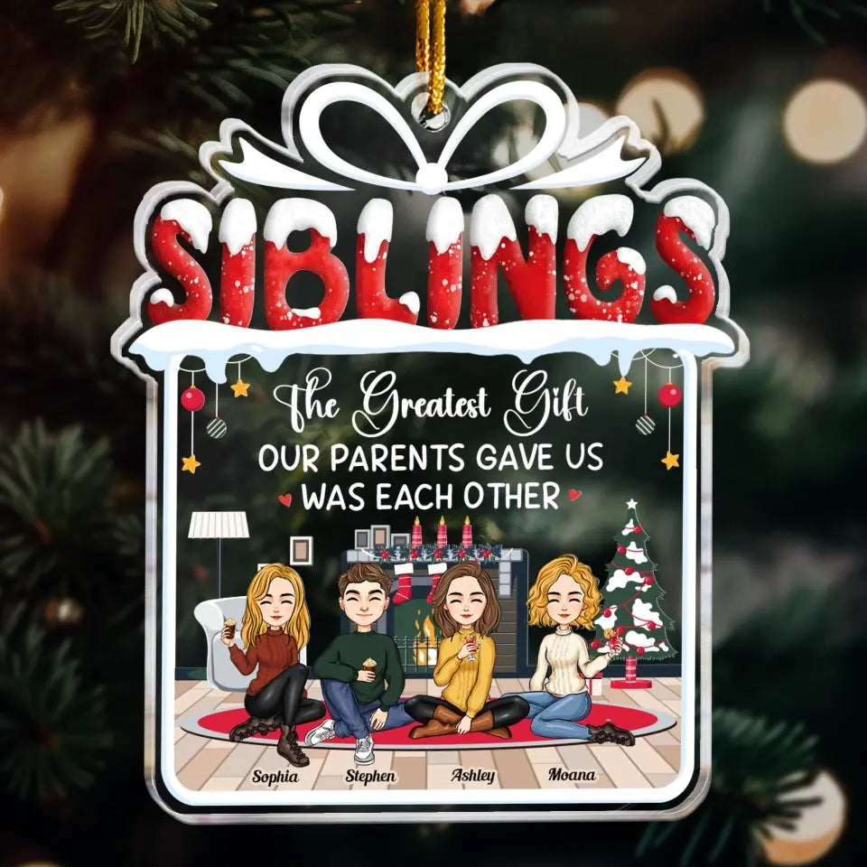This Is Our Greatest Gift - Personalized Acrylic Ornament