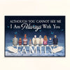 Heaven In Our Home - Personalized Poster/Wrapped Canvas - Memorial Gift For Family Members, Mom, Dad, Siblings