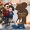 2023 Christmas Old Senior Couples Anniversary - Personalized Wooden Ornament