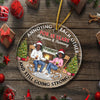 Christmas Family Couple Annoying Each Other For Years - Gift For Couples - Personalized Custom Circle Acrylic Ornament