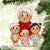 Gingerbread Grandma Grandkids Christmas Gift For Grandma Granddaughter Grandson Personalized Acrylic Ornament