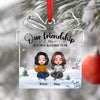 Besties - Our Friendship is a True Blessing to me - Personalized Transparent Ornament