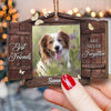 Best Friends Are Never Forgotten - Personalized Custom Shaped Wooden Photo Ornament
