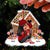 Grandma Mom Holding Kid Gingerbread House Personalized Acrylic Ornament
