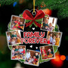Custom Photo Family Forever - Family Personalized Custom Ornament - Acrylic Custom Shaped - Christmas Gift For Family Members, Siblings