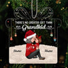 Grandma &amp; Kid Hugging Personalized Gift Shaped Acrylic Ornament