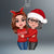 New Face Doll Mom & Daughter Hugging Christmas Gift Personalized Acrylic Ornament
