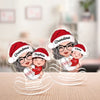 [BUY 1, GET 1 FREE] Doll Grandma Hugging Kid Christmas Gift For Granddaughter Grandson Personalized Acrylic Shaking Stand