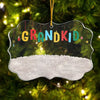 My Grandkids - Personalized Acrylic Christmas Ornament - Gift For Grandparents, Gift For Family, Christmas Gift