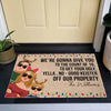 I&#39;m Gonna Give You To The Count Of 10 - Personalized Doormat