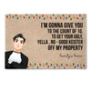 I&#39;m Gonna Give You To The Count Of 10 - Personalized Doormat
