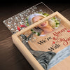 Custom Photo When You Miss Me - Loving, Memorial Gift For Family, Siblings, Friends - Personalized Picture Frame Light Box