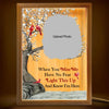 Custom Photo When You Miss Me - Loving, Memorial Gift For Family, Siblings, Friends - Personalized Picture Frame Light Box