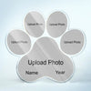 Custom Photo Pet Loss - Memorial Gift For Dog Lover, Cat Mom - Personalized Paw Shaped Acrylic Plaque