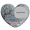 Custom Photo When You Miss Me - Loving, Memorial Gift For Family, Siblings, Friends - Personalized Heart Shaped Pillow