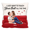 Sexy Couple Kissing On Couch Gift For Couple Personalized Pillow