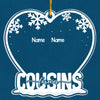 Cherish Every Moment - Family Personalized Custom Ornament - Acrylic Custom Shaped - Christmas Gift For Family Members
