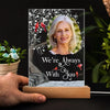 Custom Photo When You Miss Me - Loving, Memorial Gift For Family, Siblings, Friends - Personalized 3D Led Night Light Wooden Base