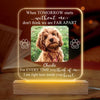 Custom Photo I&#39;m Right Here Inside Your Heart - Memorial Personalized Custom Shaped 3D LED Light - Sympathy Gift For Pet Owners, Pet Lovers