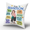 To My Granddaughter Grandson Colorful Box Personalized Pillow