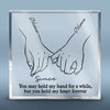 You Hold My Heart Forever - Couple Personalized Custom Square Shaped Acrylic Plaque - Gift For Husband Wife, Anniversary