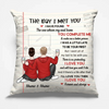 There Is No Pretending I Love You - Couple Personalized Custom Pillow - Gift For Husband Wife, Anniversary