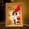 Be Mine Doll Couple Kissing Valentine‘s Day Gift Personalized Frame Light Box