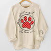 Just A Beautiful Girl Who Loves Pets - Dog &amp; Cat Personalized Custom Unisex Sweatshirt With Design On Sleeve - Gift For Pet Owners, Pet Lovers