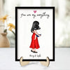 You Are My Everything Mom Holding Kid Personalized 2-Layer Wooden Plaque