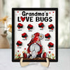 Grandma‘s Love Bugs Gnome Personalized 2-Layer Wooden Plaque
