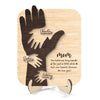 Mom You Hold My Hand A Little While Gift For Mom Personalized 2-Layer Wooden Plaque
