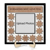 Grandma Mom Reason Why I Love You Photo Personalized 2-layer Wooden Plaque