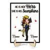 Couple Valentine‘s Day Gifts by Occupation Gift For Her Gift For Him Firefighter, Nurse, Police Officer Personalized 2-Layer Wooden Plaque