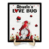 Grandma‘s Love Bugs Gnome Personalized 2-Layer Wooden Plaque