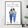 Everything I Am Is Because Of You Mother&#39;s Day Gift Personalized Poster
