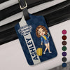 Collect Moments Not Things - Gift For Travellers, Travelling Lovers, Him, Her - Personalized Luggage Tag