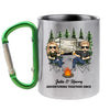 Adventuring Together Since - Personalized Carabiner Camping Mug - Gift For Camping Lovers