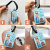 It&#39;s On My List - Gift For Traveling Lovers, Vacation Lovers, Travelers, Him, Her - Personalized Luggage Tag