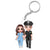 Hero Couple Standing Valentine‘s Day Gifts by Occupation Gift For Her Gift For Him Firefighter, Nurse, Police Officer Personalized Acrylic Keychain