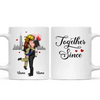 I Met You I Like You Couple Hugging Kissing Gifts by Occupation Gift For Her Gift For Him Firefighter, Nurse, Police Officer Personalized Mug