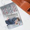 Custom Photo The Day I Met You I Found My Missing Piece - Anniversary Gift For Spouse, Lover, Couple - Personalized Aluminum Wallet Card
