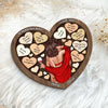 Couple Kissing On Shoulder In Heart Reasons Why I Love You, Valentine&#39;s Day Gift For Him, For Her