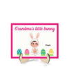 Grandma‘s Little Bunnies Doll Kids Easter Gift Home Decor Personalized 2-Layer Wooden Plaque
