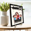 Grandma &amp; Grandkids Hugging Gift For Grandma Mom Personalized 2-Layer Wooden Plaque