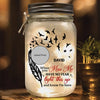 Custom Photo Your Wings Were Ready But Our Hearts Were Not - Memorial Personalized Custom Mason Jar Light - Sympathy Gift For Family Members
