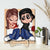 Y2K Couple Frame Personalized 2-layer Wooden Plaque, Gift For Him, Gift For Her
