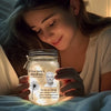 You are Loved Beyond Words - Personalized Custom Mason Jar Light-Upload Image,Memorial Gift