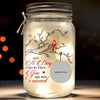 Custom Photo I Am Always With You - Memorial Personalized Custom Mason Jar Light - Sympathy Gift For Family Members